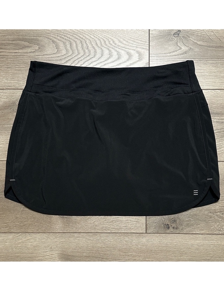 Free Fly Breeze Bamboo Lined Black Active Skirt Skort Size Xl